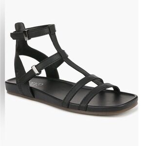 Women's Black Strappy T-Gladiator Sandals size 8.5